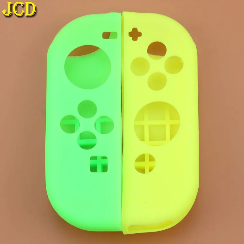 JCD силиконовой резины отделением для кредитных карт чехол для Nintendo Switch контроллер Joy-Con Nintendo Switch NX NS JoyCon Grip - Цвет: GH