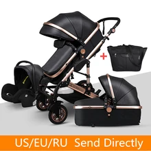 Stroller Carriages Car-Seat Bebe-Basket Pram-Quality Travel Newborn-Baby Hot-Sale High-Landscape