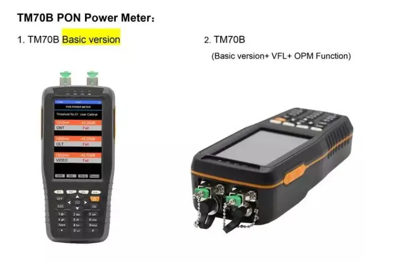Волоконный инструмент Многофункциональный Gpon измеритель мощности с 1 мВт Vfl для тестирования системы Pon