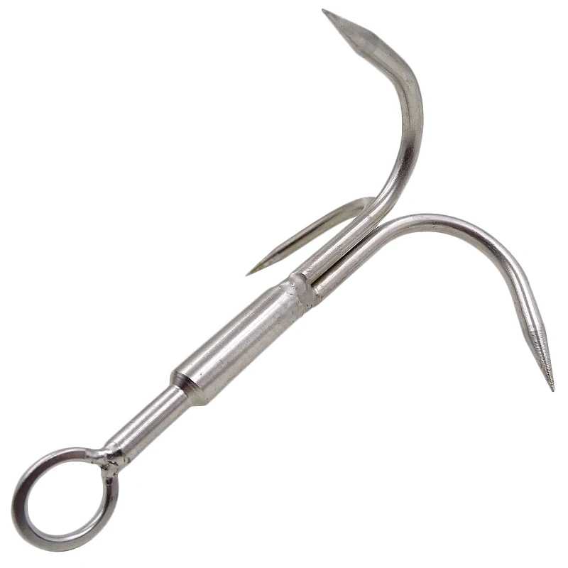 

Stainless Steel Climbing Claw Hiking Mountaineering Flying Claw Grappling Hook
