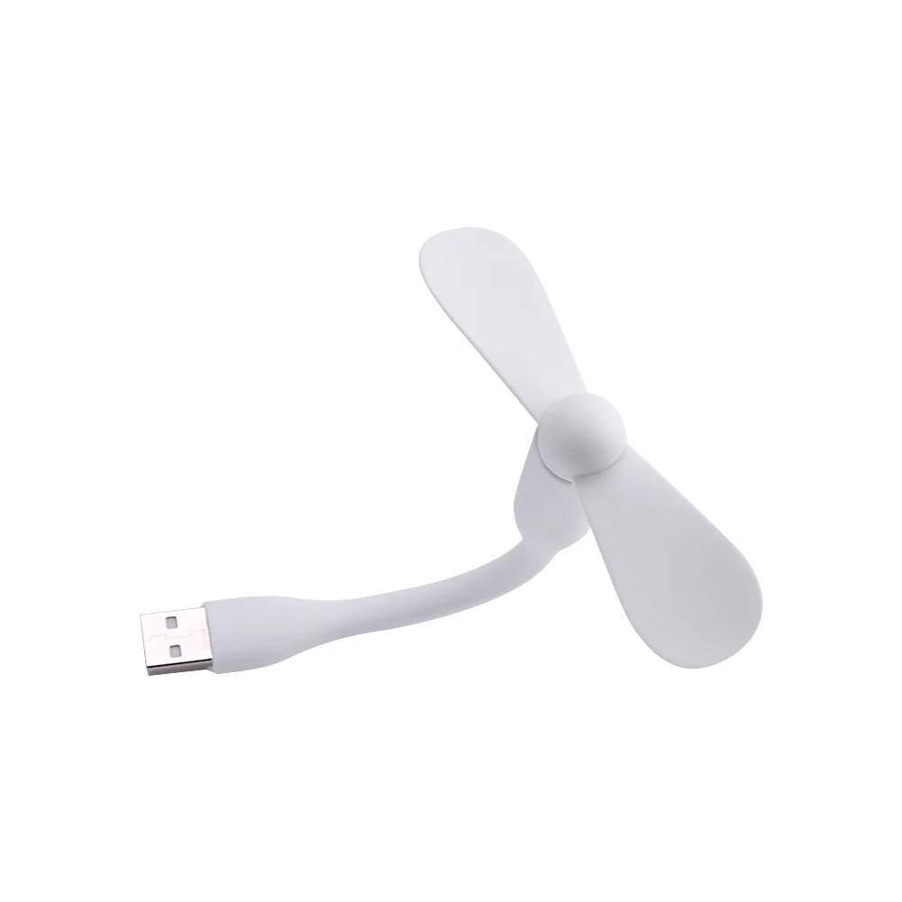 Mini Ventilateur USB,2 Pcs Flexible Power Bank Ventilateur