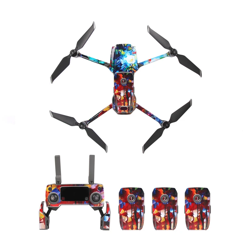 4 Для DJI Mavic 2 ZOOM sticker Mavic 2 Pro Drone Body sticker пустынный камуфляж наклейки Кожа для DJI Mavic Pro 2 аксессуары - Цвет: 4