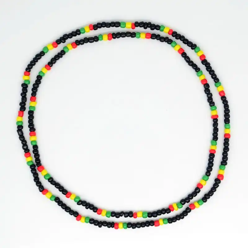 rasta waist beads
