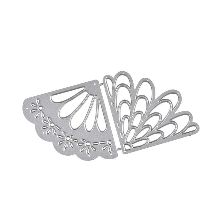 DiyArts Dies Cutting Dies Corner Lace Pattern Decoration Background Cutting Metal Cutting DIY Scrapbooking Card Album Embossing