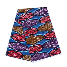 Дизайн голландская восковая ткань хлопок для вечерние платья Анкара ткань высокого качества африканская восковая Ткань 6 ярдов