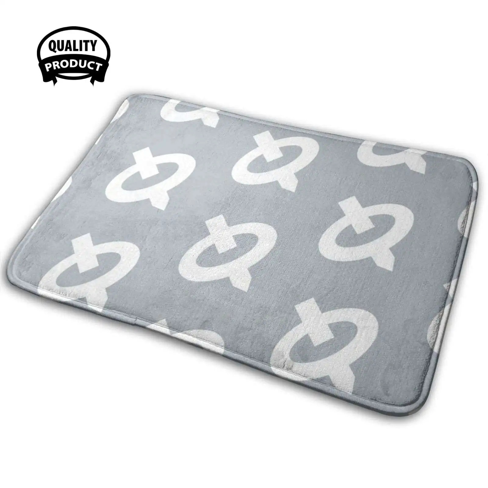 R.O.B. Symbol - Super Smash Bros. (Bianco) 3D Morbido Tappetino Antiscivolo Tappeto Cuscino Super Smash Bros Super Smash Bros Smash