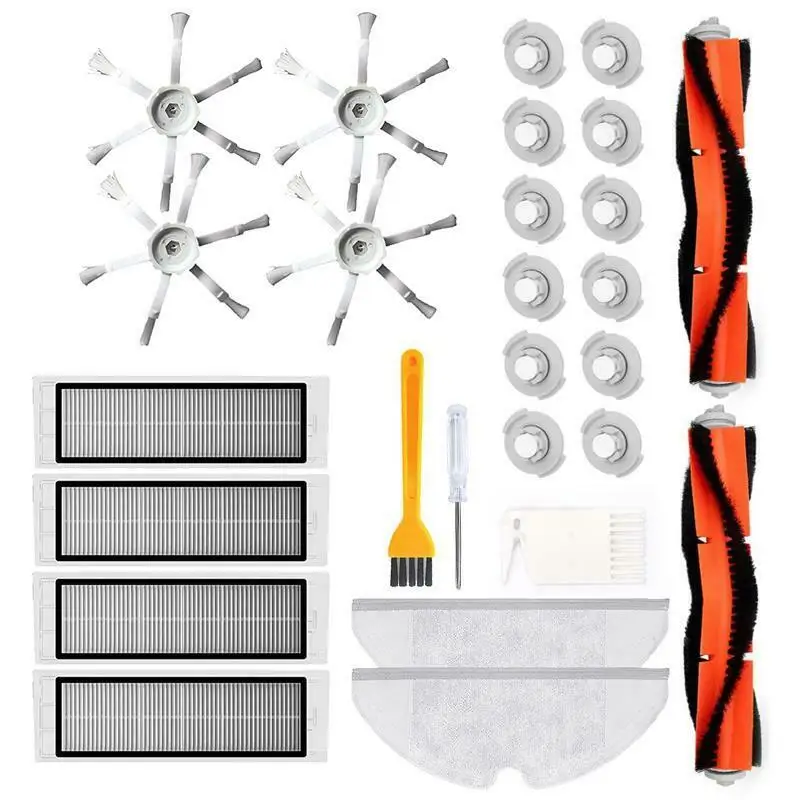 

Filters Side/Main Brushes Accessory Kit for Xiaomi S50 S51 Sweeper Vacuum Cleaner Parts
