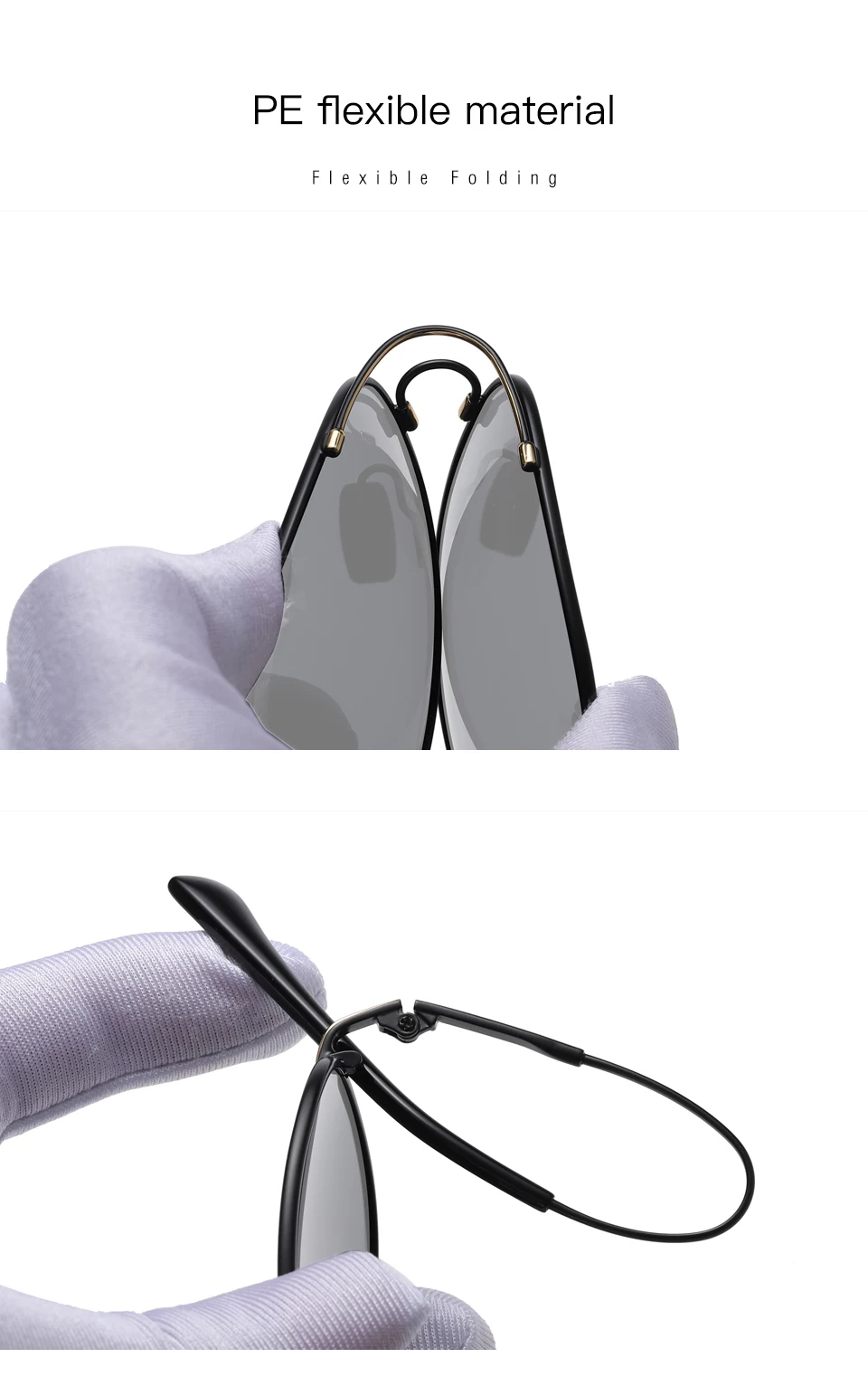 Mode Luftfahrt Ultra-licht Speicher Metall Sonnenbrille Männer Polarisierte Photochrome Brillen Tag Nacht Vision Gläser Frauen zonnebril – Detail 25