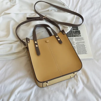 

2020 New Large Women Handbag Fashion Simple Ladies Shoulder Bag Retro Temperament Messenger Bag Female Bags