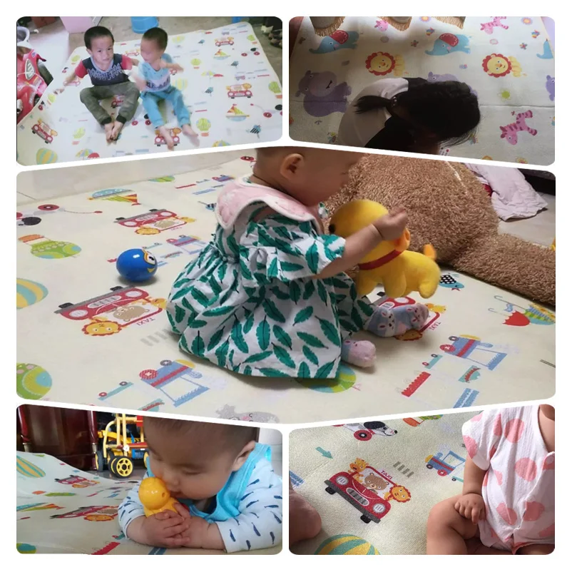 Детский игровой коврик-пазл детский коврик утолщенный Tapete Infantil детская комната ползающий коврик складной коврик ковер для детей