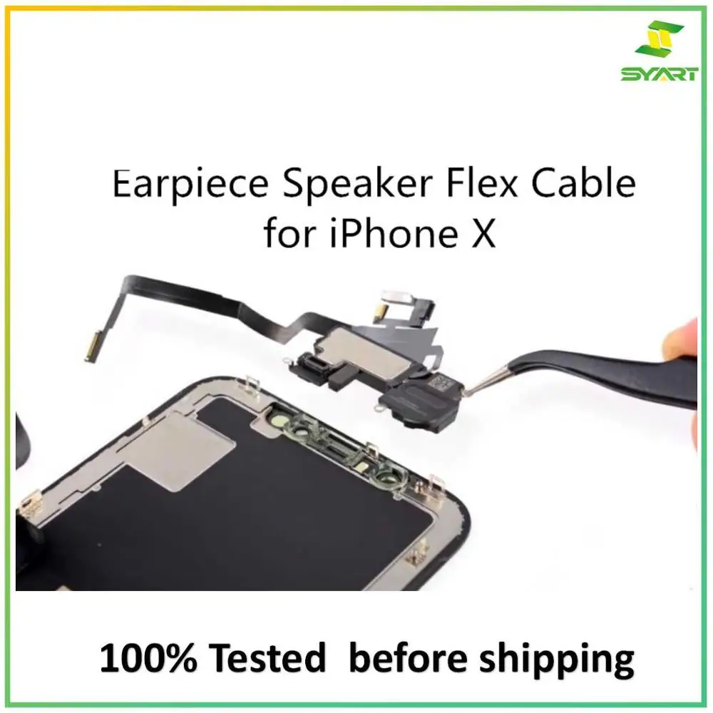 

For iPhone X Ear Speaker Front Light Sensor Earphone Earpiece Flex Cable Ribbon Replacement Parts
