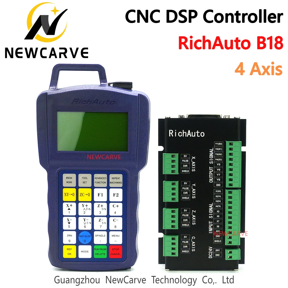 4 осевой контроллер с ЧПУ RichAuto DSP B18 B18S B18E USB система управления движением для