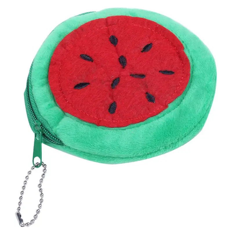 Fruit Design Coin Money Bag Purse Wallet For Women Girl Lady Gift(watermelon