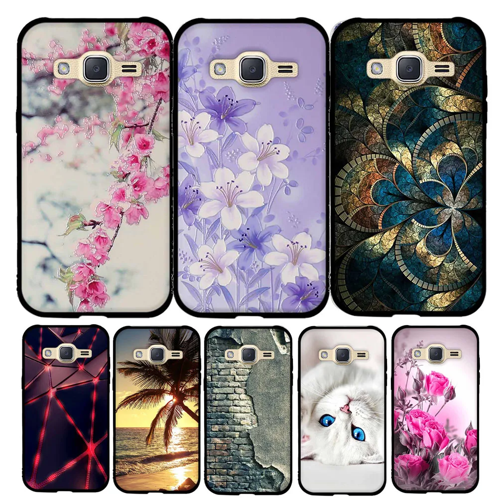 

Back TPU Cover For Samsung Galaxy J2 Phone Case Coque Paint Silicone For Samsung Galaxy J2 J200 Case Bumper Capa 4.7 inch Funda