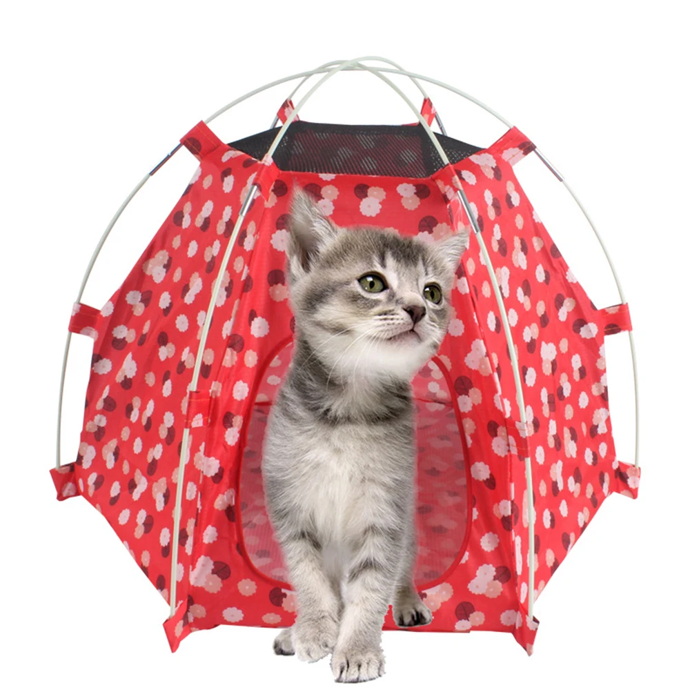 

pet tent Small and medium-sized cat kennel waterproof mesh cloth can be removed and washed pet supplies