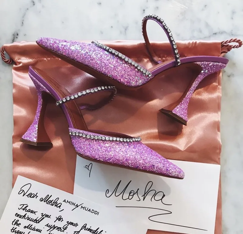 

Luxury Bling Bling Glitter Sandals Rhinestone High Heels Sexy Ladies Sandals Strange Heels Party Dress Shoes Woman Sandals 2019