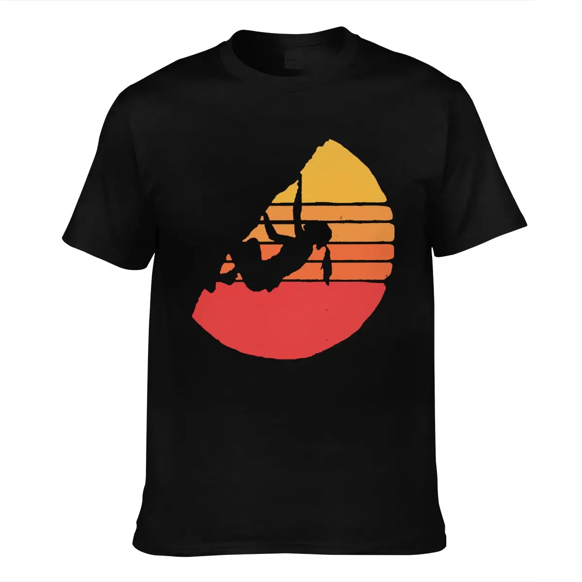 

2019 New Summer Casual Tee Shirt Climb Like A Girls - Distressed Retro Rock Climbings T-Shirt