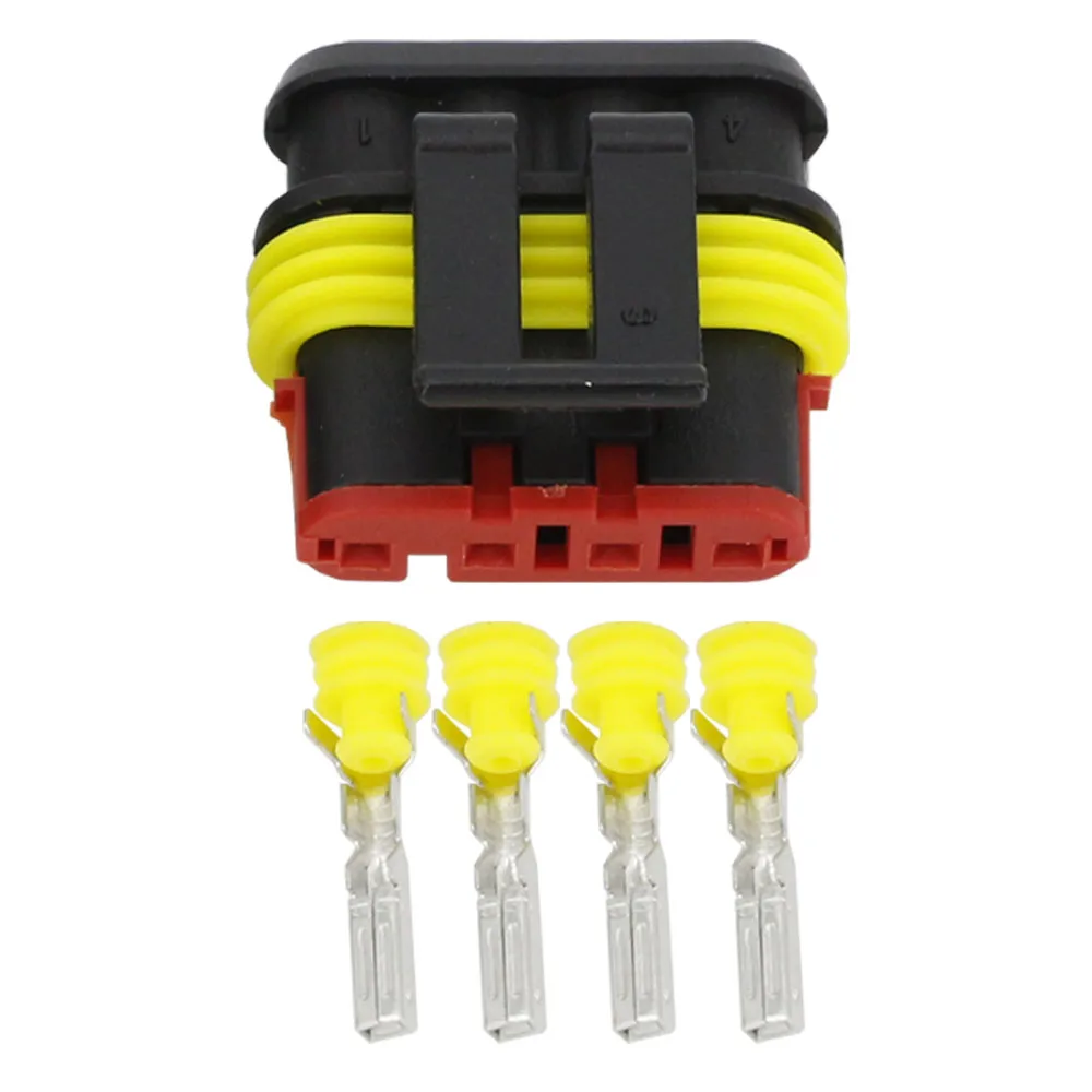 5 комплектов 4 Pin AMP 1 разъемы водонепроницаемый электрический провод разъем DJ7041 1.5