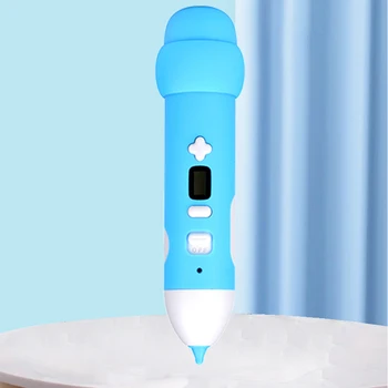 

DIY 3D Printing Pen Stereoscopic Painting 3D Paint brushLow Temperature Wireless Creative Graffiti Toys Children Students 3D Pen