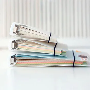 

A5 A6 A7 Spiral Notebook Cover Loose Diary Coil Ring Binder Filler Paper Seperate Planner Receive Bag Storage