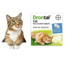 Bayer Drontal Dewormer для кошек Allworms круглый и Tap червь 8/40 вкладки Bayer Drontal Dewormer для кошек Allworms круглый и Tap червь 8/40 вкладки