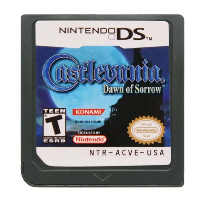 Castlevania орден церкнезии и рассвет печали портрет разорванных Конами США для DS/3DS/2DS
