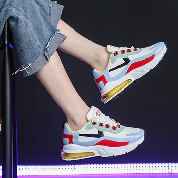 

2019 New Stylish Woman Running Shoes Flat-heeled Sneakers Cushioning Women's Breathable Sports Shoes Girls