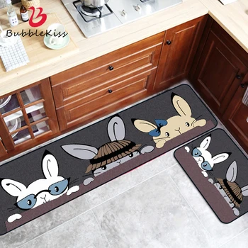 

Bubble Kiss Cartoon Rabbit Pattern Carpet Brown Living Room Carpet Modern Design Bedroom Decor Carpet Non-Slip Children Room Rug