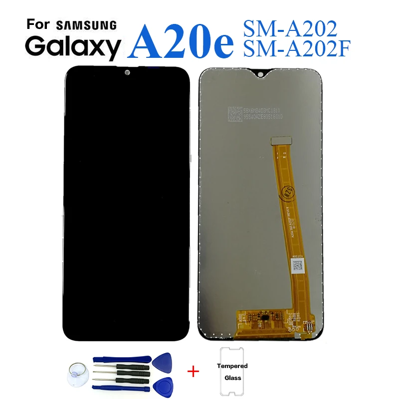 For Samsung A20e A202 Sm A202f Display Lcd Screen Replacement For Samsung A20e Sm A202f Display Lcd Screen Complete Module Mobile Phone Lcd Screens Aliexpress