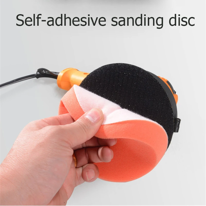 220V 700W Car Polisher Machine Electric Auto Polishing Machine Adjustable Speed Sanding Waxing Tools With Sponge Pads 3700R