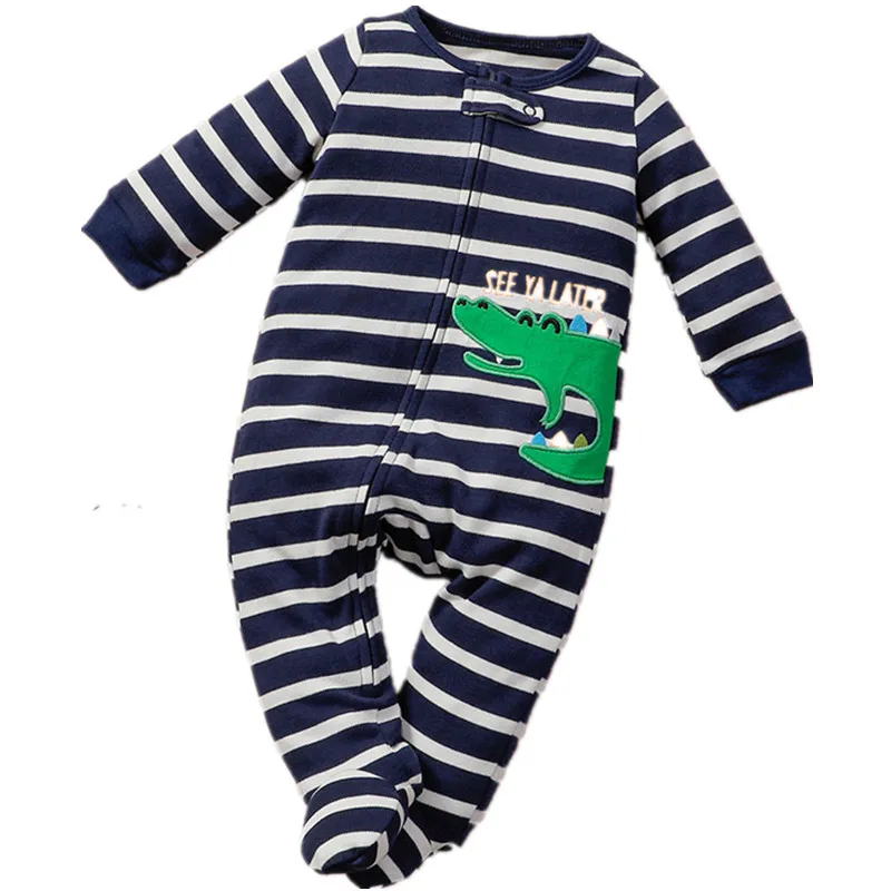 Baby Zipper Romper Organic Baby Clothes High Quality Cotton Newborn