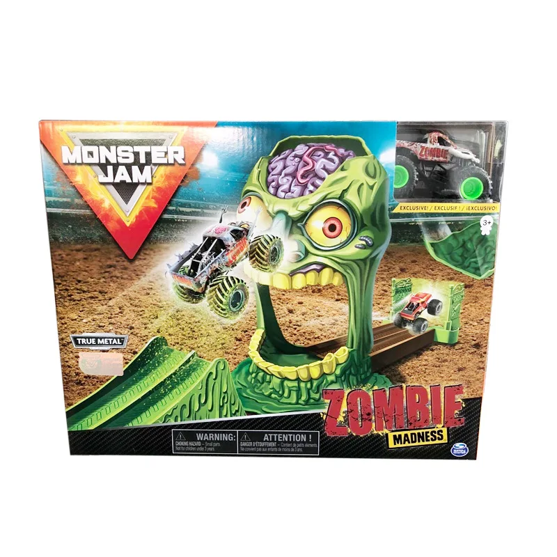 

Monster Jam Monster Truck Big Foot off-Road Vehicle CHILDREN'S Cartoon Cyclone Tank Metal Car Track Toy