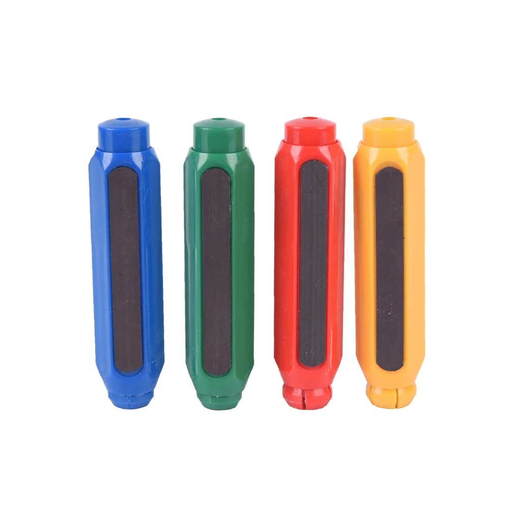 1Pcs Magnetic Dustless Chalk Holders Holder Pen Porta Tiza Chalk Clip Non Dust Clean Teaching On Chalkboard Wall Sticker