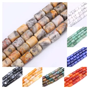 

Natural Stone Lapis Lazuli Loose Beads 10x14mm Cylindrical Beads Beaded Manufacturing DIY Bracelet Necklace Jewelry Accessories