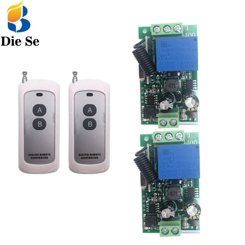 433Mhz 1CH RF Relay Receiver Wireless Remote Control Light Switch Micro Mod_me 433Mhz 1CH RF Relay Receiver Wireless Remote Control Light Switch Micro Mod_me