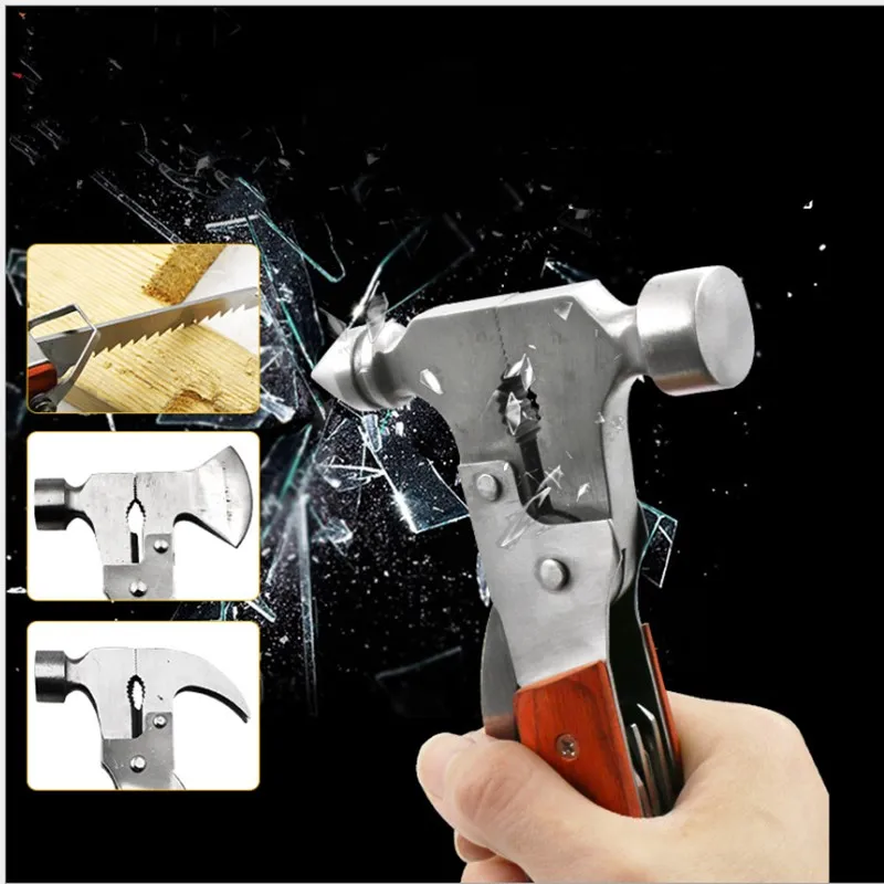 

Multi-functional Combination Claw Hammer Universal Car Emergency Hammer Car Survival Tool Safety Hammer Window Breaker