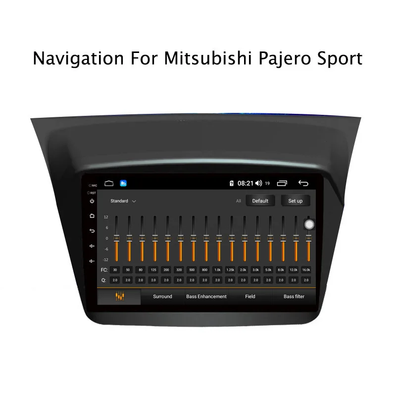 Perfect Ectwodvd 9inch Andriod 8.1 Car DVD GPS For Mitsubishi Pajero Sport 2013-2017 4G RAM 64G ROM CarPlay DSP 4G LTE with WIFI 4