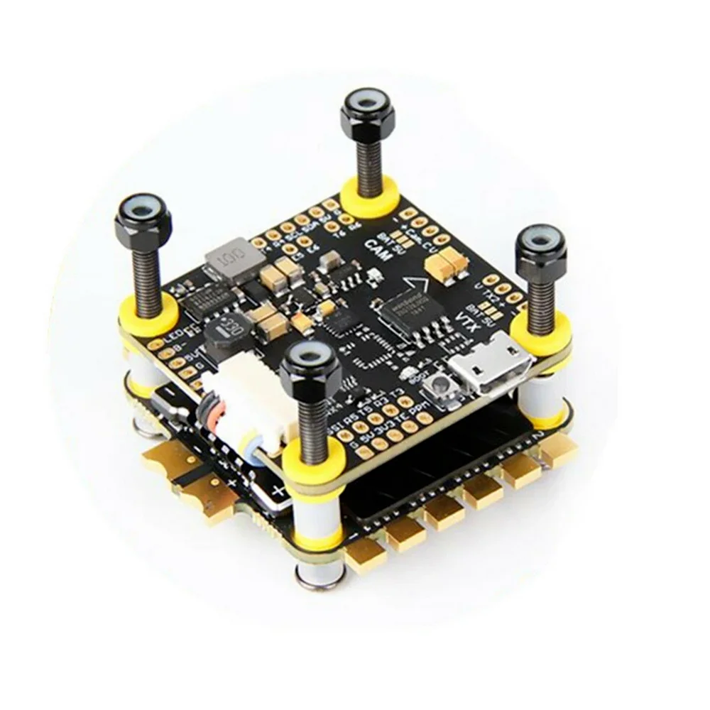 Контроллер полета T-motor F4 F405 OSD V45A 45A PRO II BL_32 DShot1200 4 в 1 ESC стек для радиоуправляемого