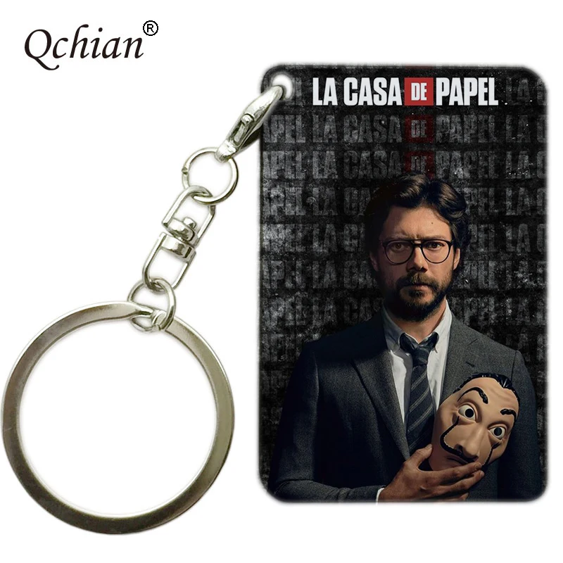 ТВ шоу House Of paper брелки для ключей деньги кража брелок La casa de papel chaviro для женщин и мужчин модные ювелирные изделия bella ciao музыкальная шкатулка