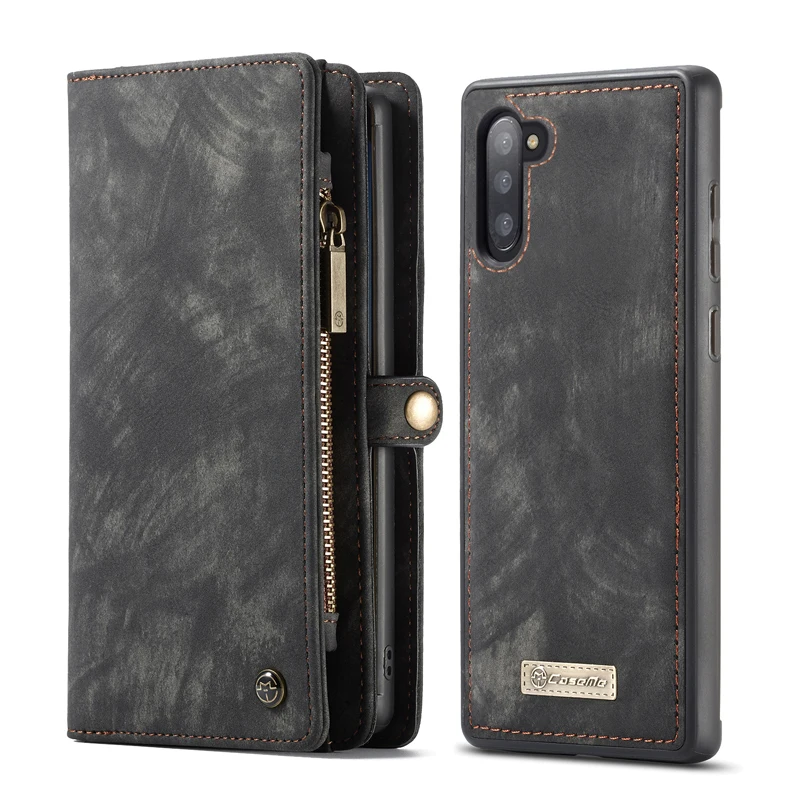

For Samsung Note10 Case Multifunction 2 in 1 Split Wallet Card Leather Case Flip Smart Phone Bag Cover for Samsung Note 10 Pro