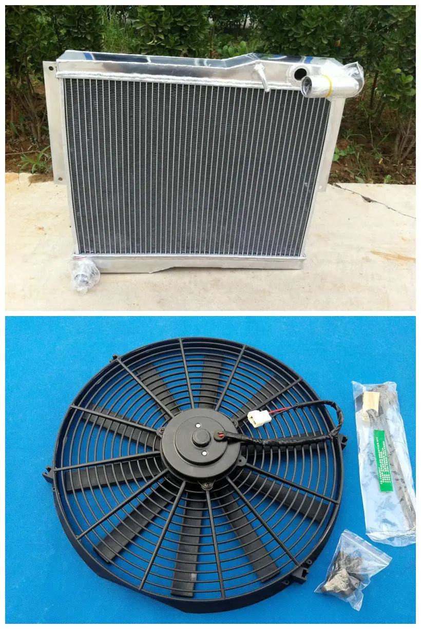 Radiators & Parts 5 Row 56MM Full Aluminum Radiator For MG MGB GT