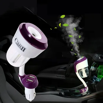 

New Car Aromatherapy Charger Humidifier Aroma Essential Oil Diffuser Fresh Cleaning Humidifier Kit Aromatherapy Function #Ger