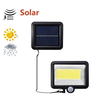 

56/30 LED Solar Power Street Light PIR Motion Sensor Lamps Waterproof Wall Light Outdoor Street Garden Security Light split moun