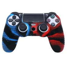 

PS4 Handle Protective Cover Two-color Soft Rubber Shell Case 2021 New Arrivals Fast Dropshipping