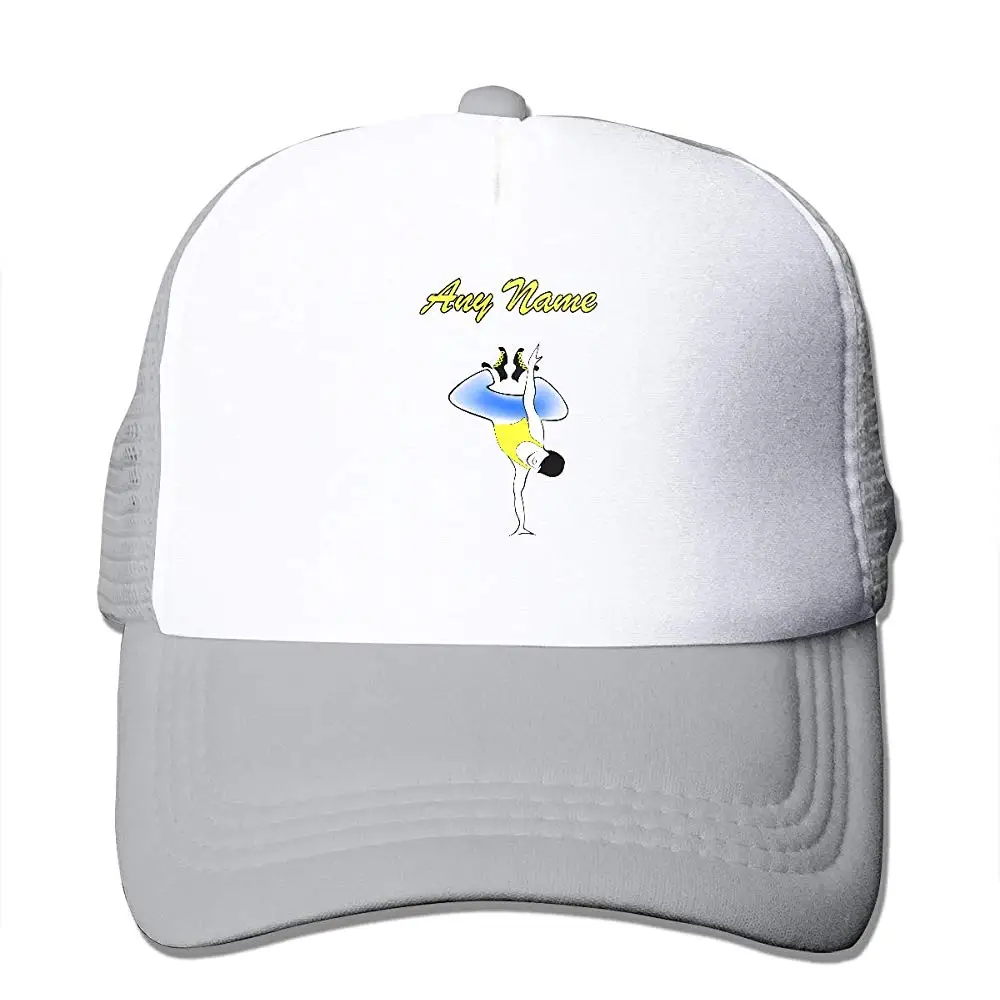 Хипстерская Уличная танцовщица любое имя 3D печатная смешная художественная макет унисекс сетчатая задняя Кепка Дальнобойщика черная