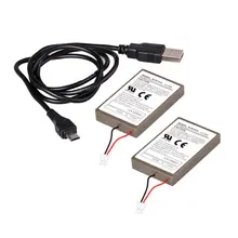 2 шт 1000Mah беспроводной контроллер батареи для PS4 PRO Аккумулятор для джойстика