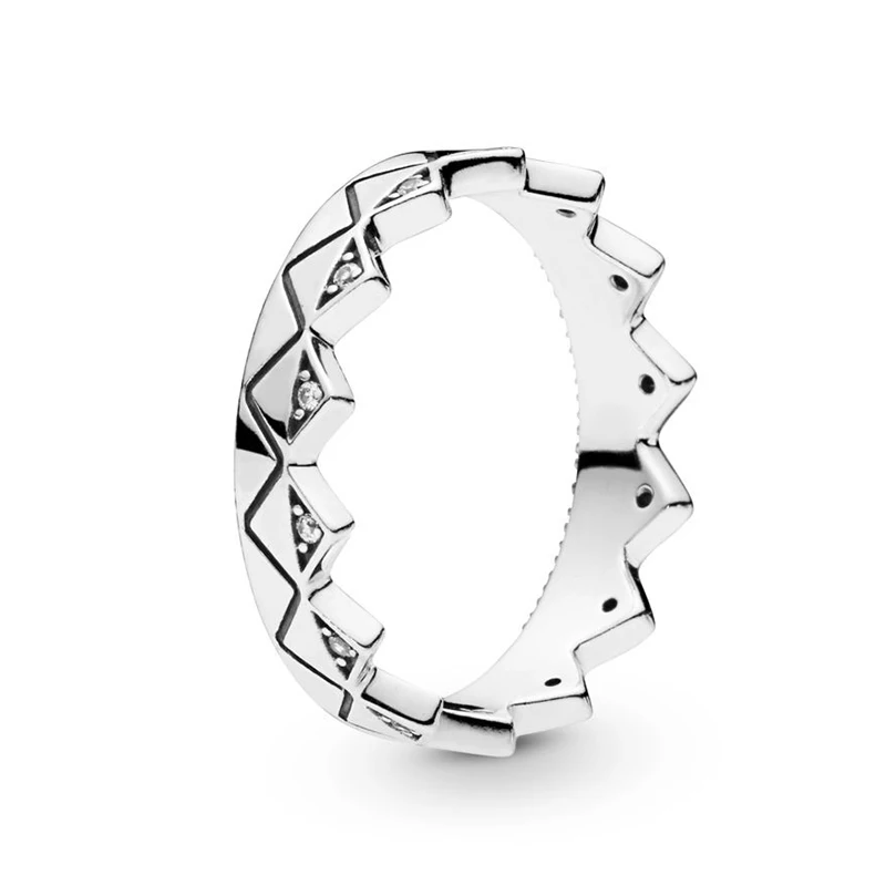 TOGORY Silver Elegant Flower Zircon Ring for Woman Lover Wedding Engagement Brand Finger Rings Party Jewelry Gift Special Offer - Цвет основного камня: A22