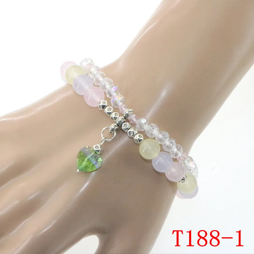 Natural Stone Jasper Tourmaline Amethyst Labradorite Jade bracelets for girls in Charm & Link Bracelets Girl birthday present (80)