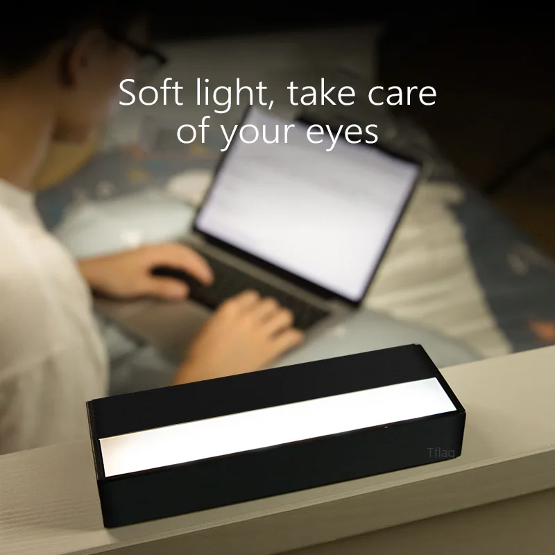 Xiaomi Mijia светодиодный портативный Настольный светильник с usb-зарядкой для чтения в студенческом общежитии, для чтения, мини-магнитный адсорбционный подключаемый ночной Светильник