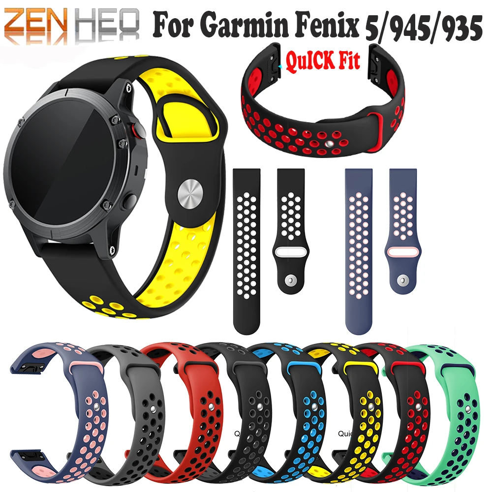 

For Garmin Fenix 5/5 Plus Watchband Quick Fit Sport Strap For Forerunner 935/945 Smart Watch Quick Release Easy fit Wrist Band